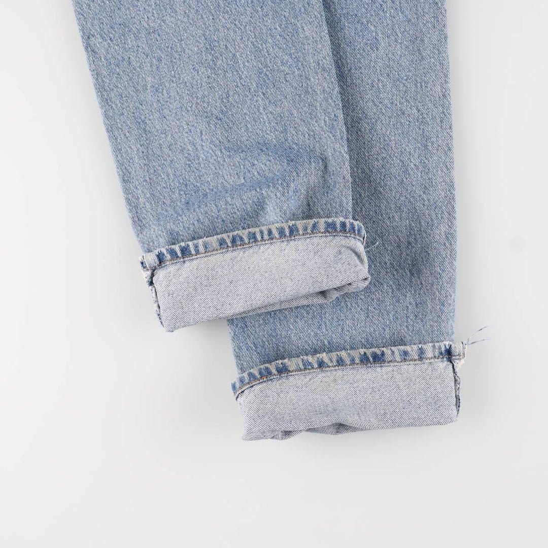 90'S Levi's 505 REGULAR FIT STRAIGHT LEG Orange Tab Tapered Denim Pants Men's W31 Vintage cotton blue type Vintage Second Hand