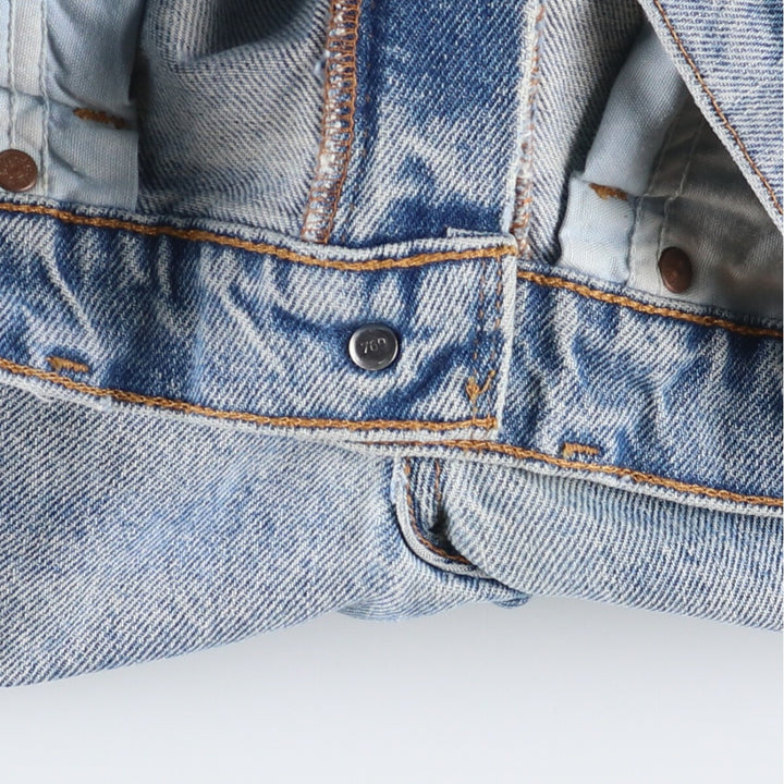 90'S Levi's 550 Relaxed Fit Orange Tab Denim Shorts, Half Pants, Jorts, Men's, W33, Vintage cotton Blue type light blue Vintage Second Hand