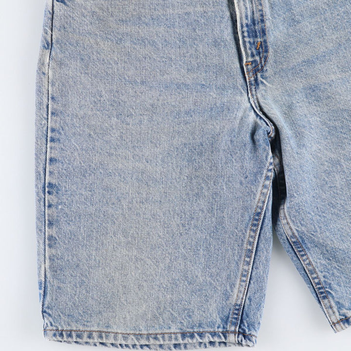 90'S Levi's 550 Relaxed Fit Orange Tab Denim Shorts, Half Pants, Jorts, Men's, W33, Vintage cotton Blue type light blue Vintage Second Hand