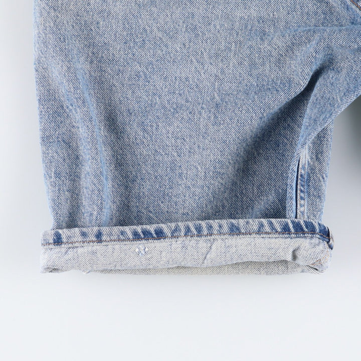 90'S Levi's 550 Relaxed Fit Orange Tab Denim Shorts, Half Pants, Jorts, Men's, W33, Vintage cotton Blue type light blue Vintage Second Hand