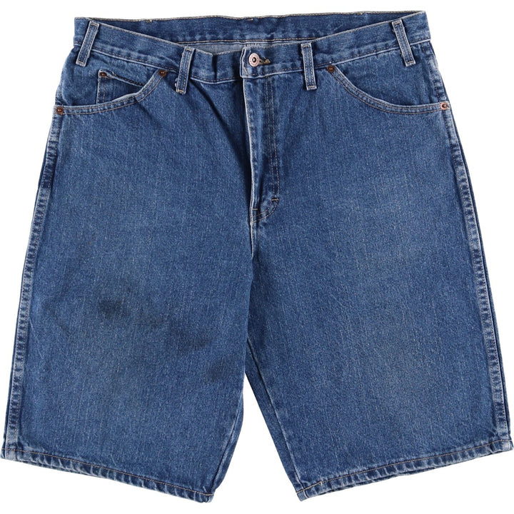 Dickies Regular Denim Shorts, Half Pants, Jorts, Men's, W36 equivalent cotton blue type Vintage Second Hand