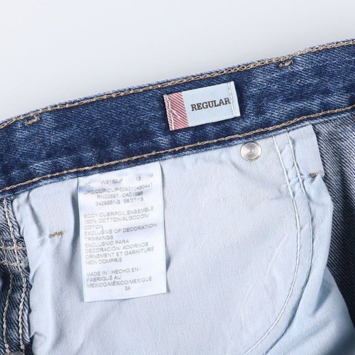 Dickies Regular Denim Shorts, Half Pants, Jorts, Men's, W36 equivalent cotton blue type Vintage Second Hand