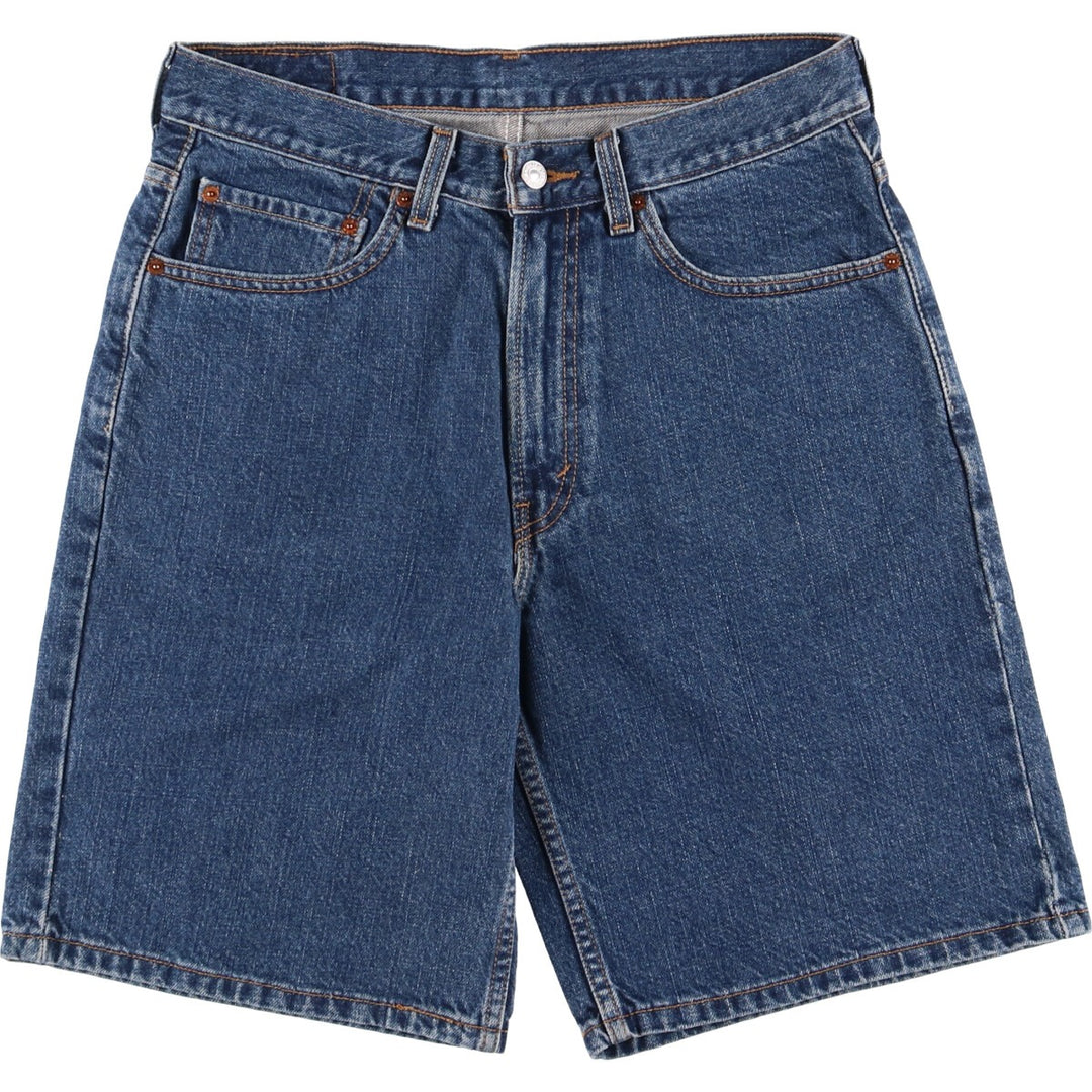 2000'S Levi's 550 Relaxed Fit Denim Shorts (Men's Size 32) cotton blue type Vintage Second Hand