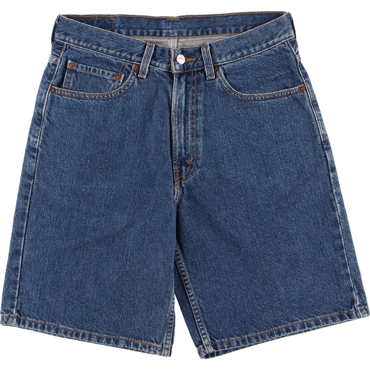 2000'S Levi's 550 Relaxed Fit Denim Shorts (Men's Size 32) cotton blue type Vintage Second Hand