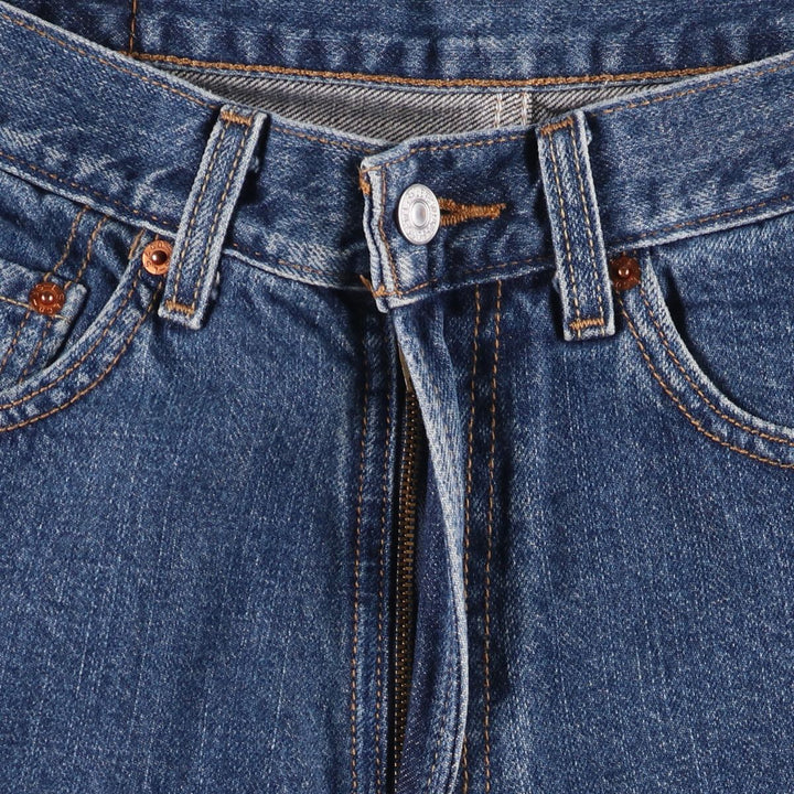 2000'S Levi's 550 Relaxed Fit Denim Shorts (Men's Size 32) cotton blue type Vintage Second Hand