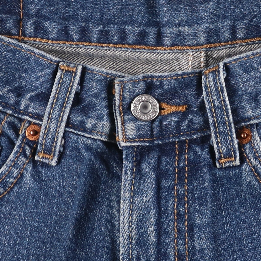 2000'S Levi's 550 Relaxed Fit Denim Shorts (Men's Size 32) cotton blue type Vintage Second Hand