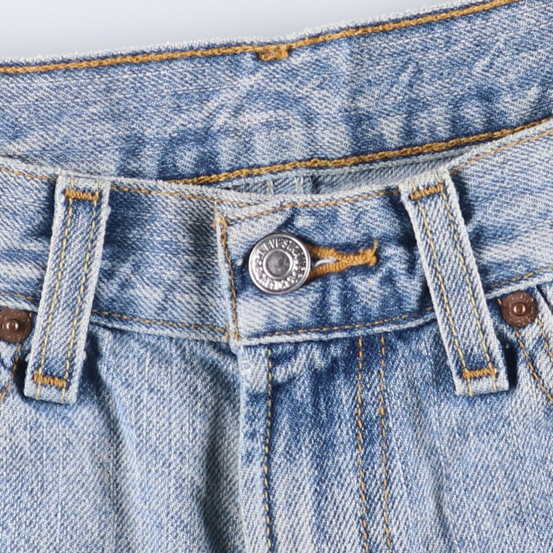 Levi's 550 Relaxed Fit Denim Shorts, Men's Size W32 cotton blue type Vintage Second Hand