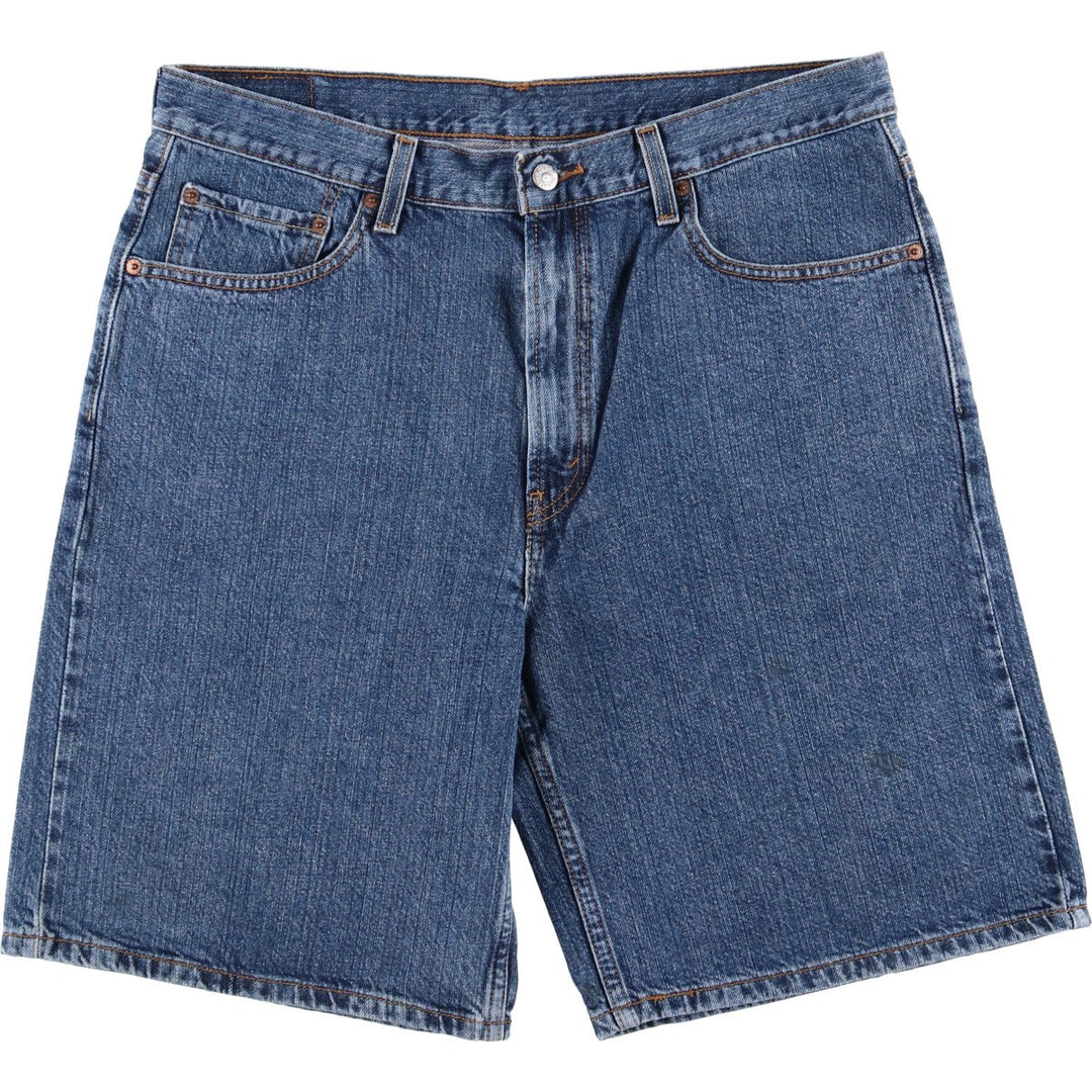 00'S Levi's 550 Relaxed Fit Denim Shorts, Half Pants, Jorts, Men's, W36 cotton blue type Vintage Second Hand