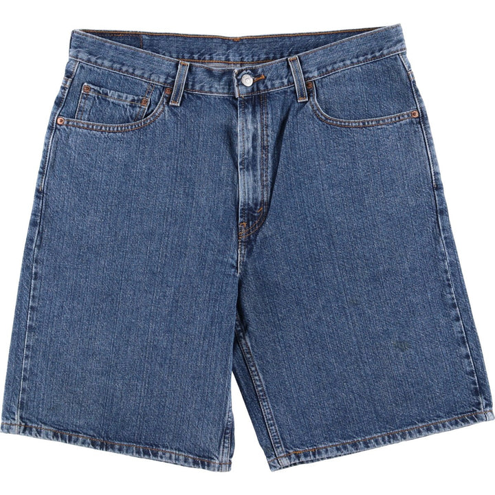 00'S Levi's 550 Relaxed Fit Denim Shorts, Half Pants, Jorts, Men's, W36 cotton blue type Vintage Second Hand