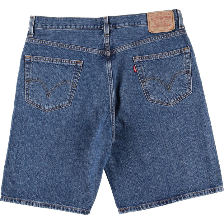 00'S Levi's 550 Relaxed Fit Denim Shorts, Half Pants, Jorts, Men's, W36 cotton blue type Vintage Second Hand