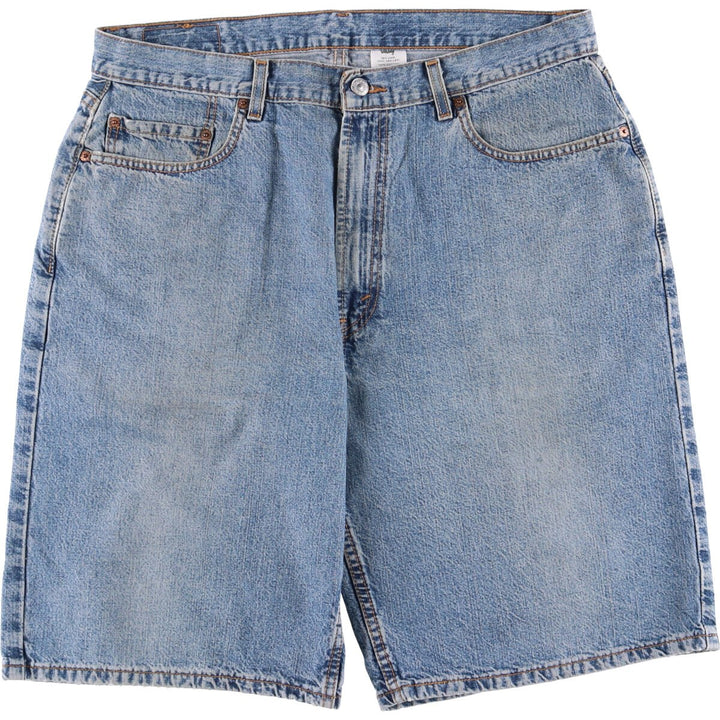 2000'S Levi's 569 Loose Fit Denim Shorts (Men's Size 36) cotton blue type Vintage Second Hand