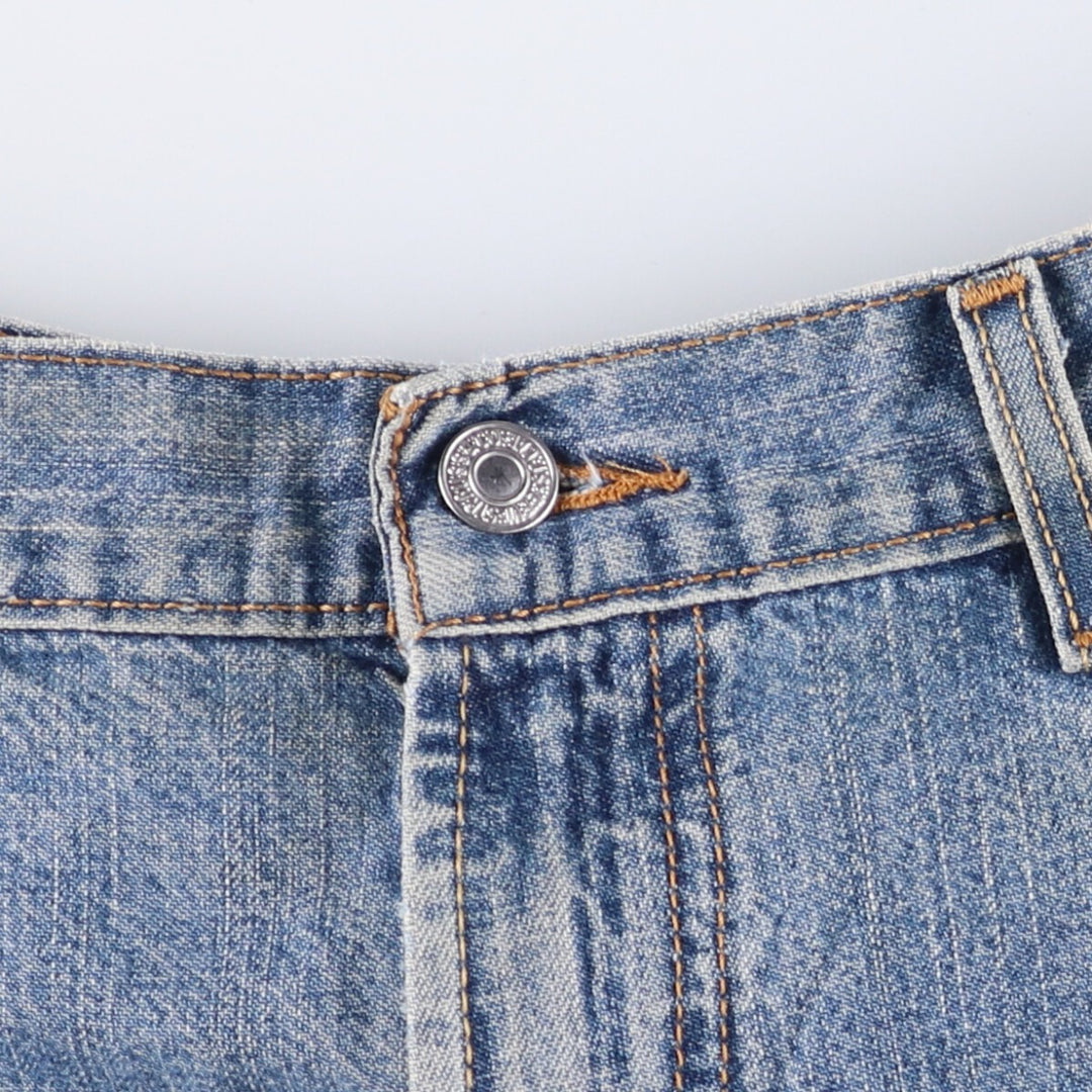 2000'S Levi's 569 Loose Fit Denim Shorts (Men's Size 36) cotton blue type Vintage Second Hand