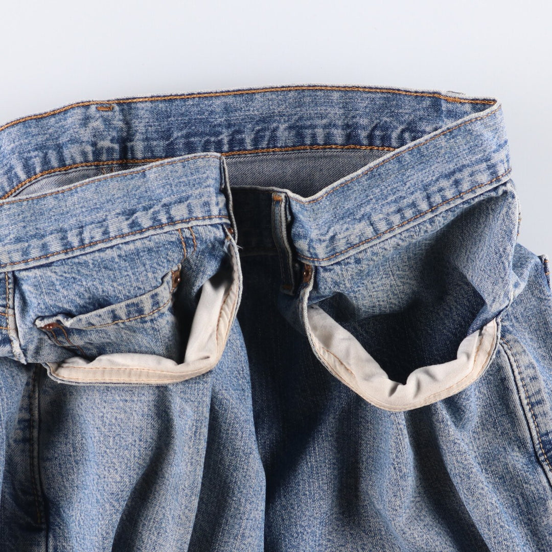 2000'S Levi's 569 Loose Fit Denim Shorts (Men's Size 36) cotton blue type Vintage Second Hand