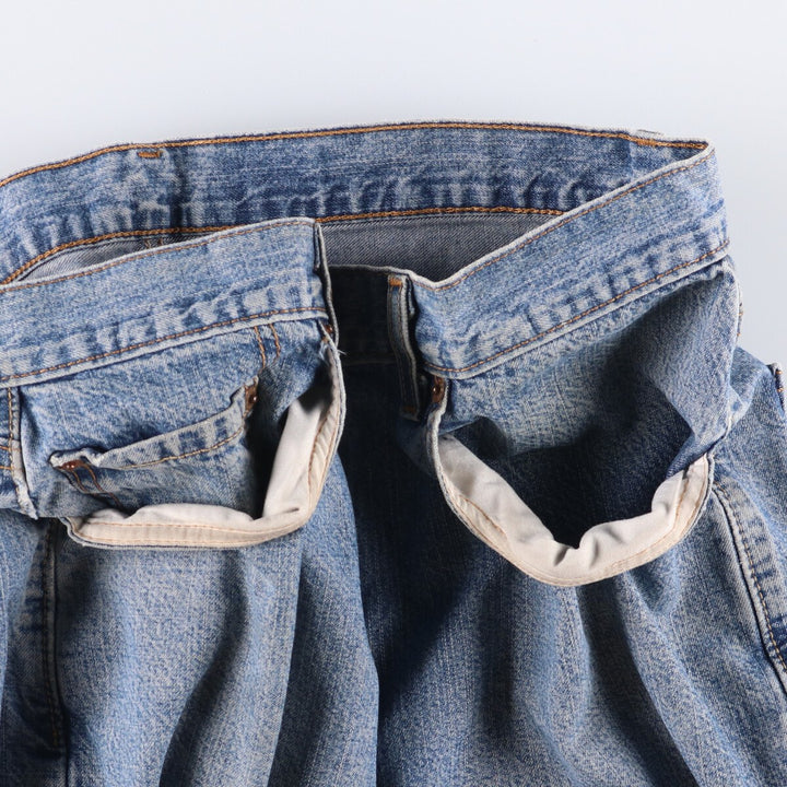 2000'S Levi's 569 Loose Fit Denim Shorts (Men's Size 36) cotton blue type Vintage Second Hand