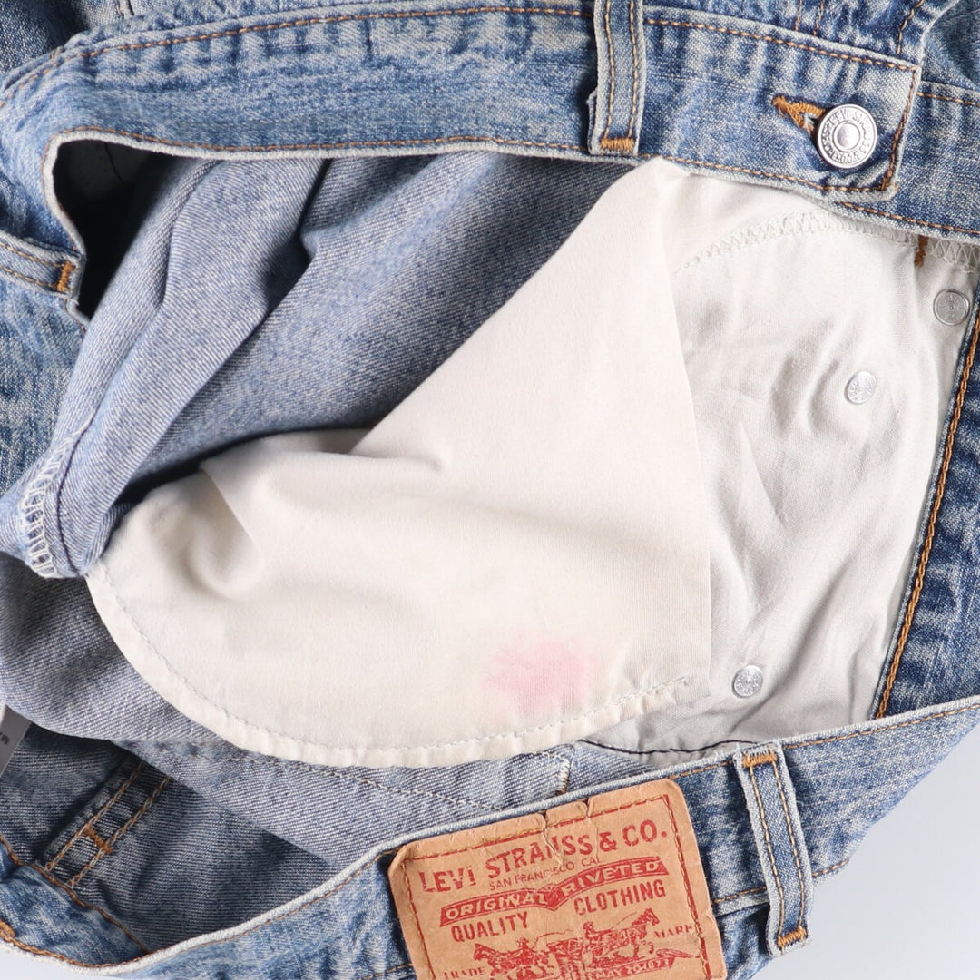 2000'S Levi's 569 Loose Fit Denim Shorts (Men's Size 36) cotton blue type Vintage Second Hand