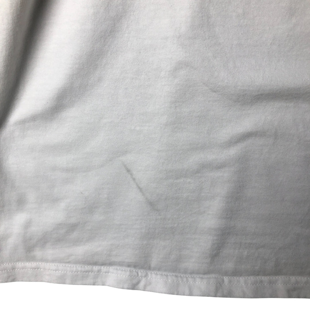 Harley-Davidson Fire Pattern Long T-Shirt, Men's L Size cotton white type Vintage Second Hand