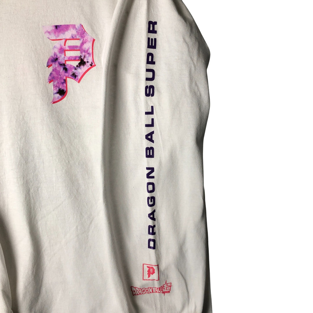 Primitive Dragon Ball Super Goku Black Long T-shirt Long T Men's L size cotton white type Vintage Second Hand