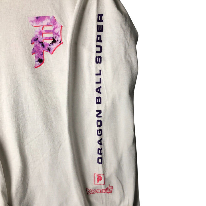 Primitive Dragon Ball Super Goku Black Long T-shirt Long T Men's L size cotton white type Vintage Second Hand
