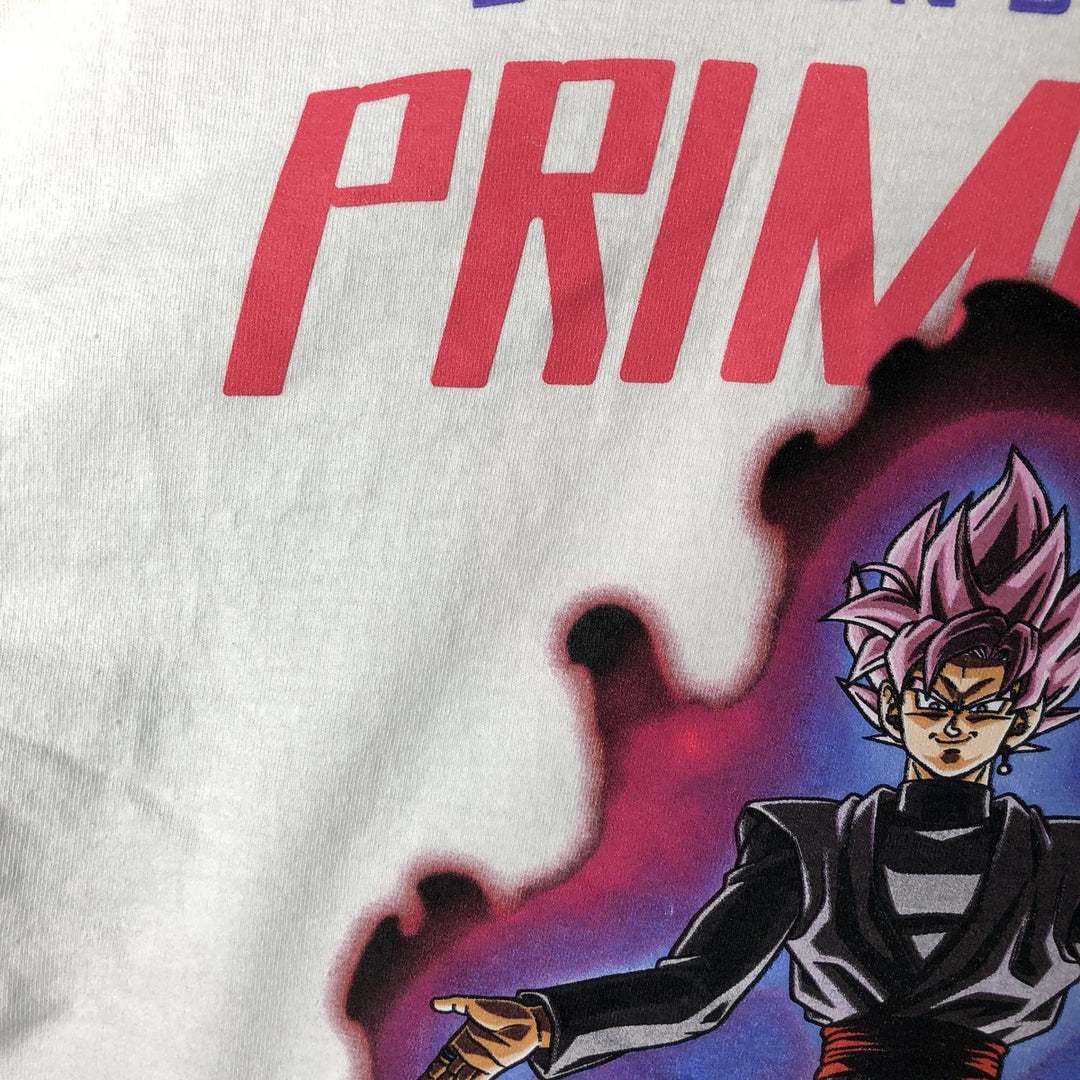 Primitive Dragon Ball Super Goku Black Long T-shirt Long T Men's L size cotton white type Vintage Second Hand