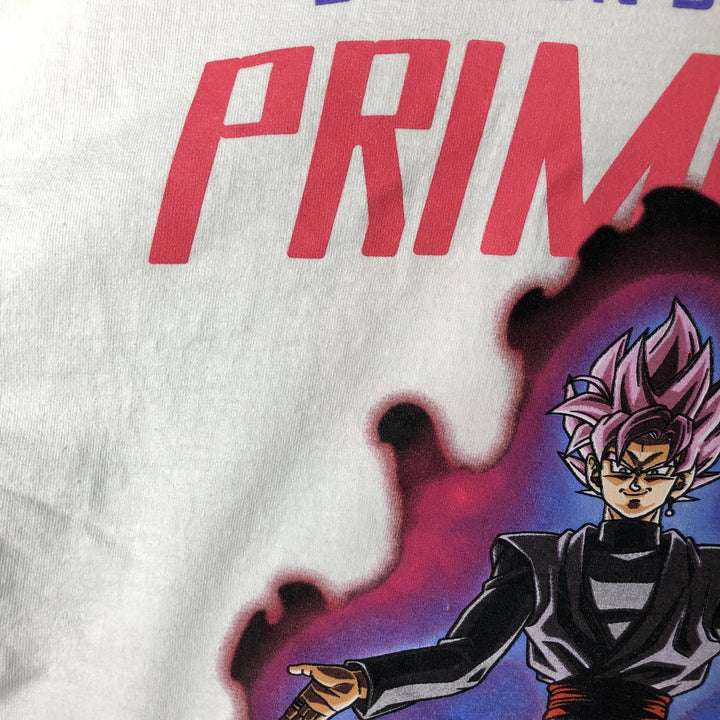 Primitive Dragon Ball Super Goku Black Long T-shirt Long T Men's L size cotton white type Vintage Second Hand