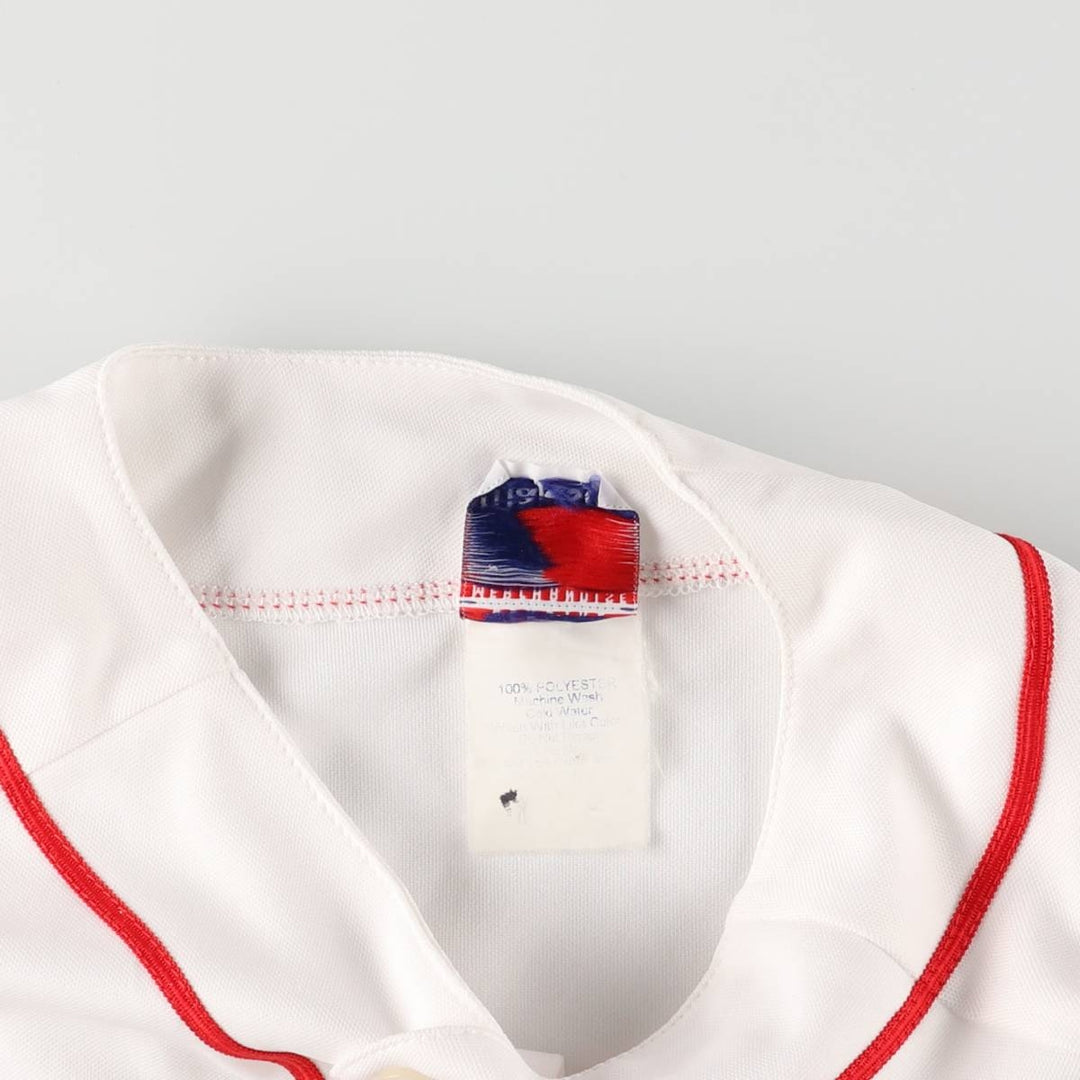 90'S Majestic MLB BOSTON REDSOX Boston Red Sox Game Shirt Baseball Shirt Men's XL polyester white type Vintage Second Hand