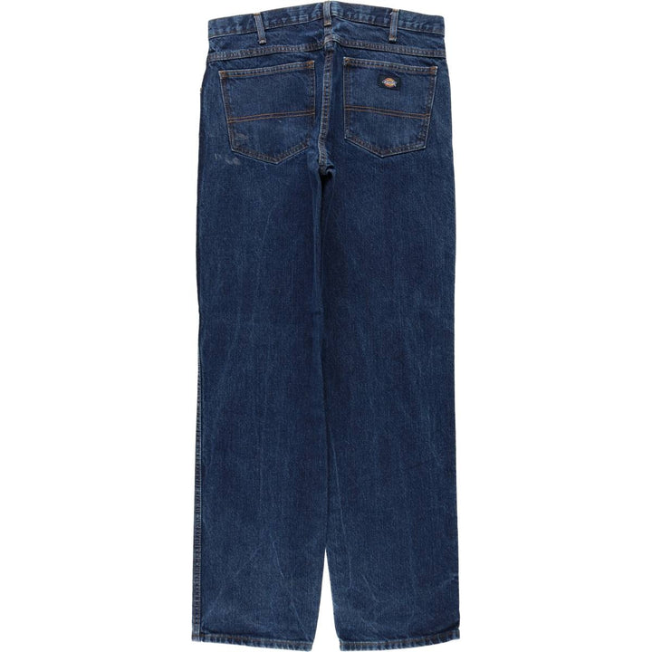 Dickies Men's Straight Denim Pants, Size W36 cotton blue type Vintage Second Hand