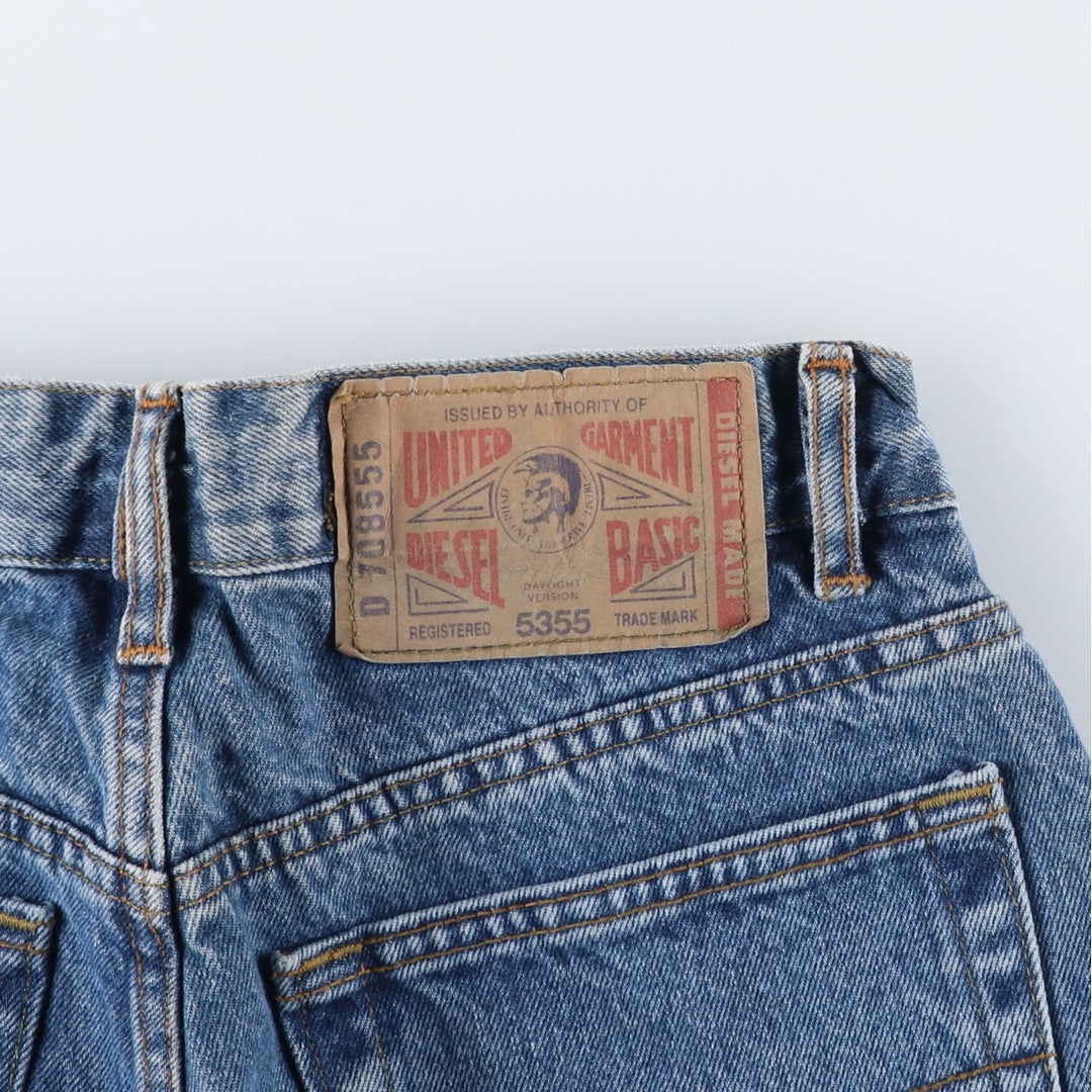 90s-00'S Diesel BASIC JEANS Tapered Denim Pants, Made in Italy, Men's W27 (approx.), Vintage cotton blue type Vintage Second Hand