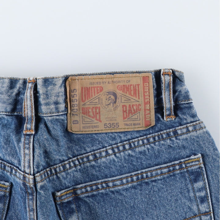 90s-00'S Diesel BASIC JEANS Tapered Denim Pants, Made in Italy, Men's W27 (approx.), Vintage cotton blue type Vintage Second Hand