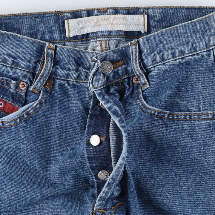 90s-00'S Diesel BASIC JEANS Tapered Denim Pants, Made in Italy, Men's W27 (approx.), Vintage cotton blue type Vintage Second Hand