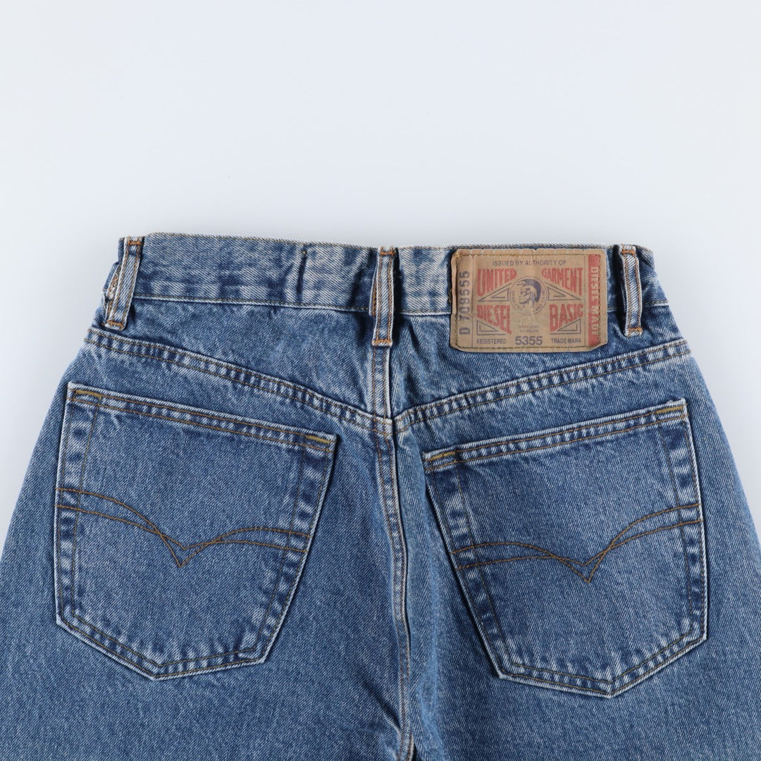 90s-00'S Diesel BASIC JEANS Tapered Denim Pants, Made in Italy, Men's W27 (approx.), Vintage cotton blue type Vintage Second Hand