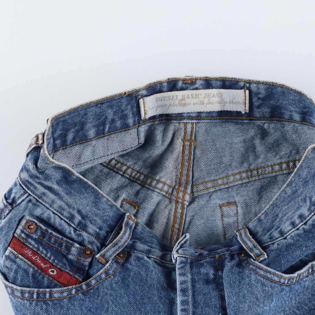 90s-00'S Diesel BASIC JEANS Tapered Denim Pants, Made in Italy, Men's W27 (approx.), Vintage cotton blue type Vintage Second Hand