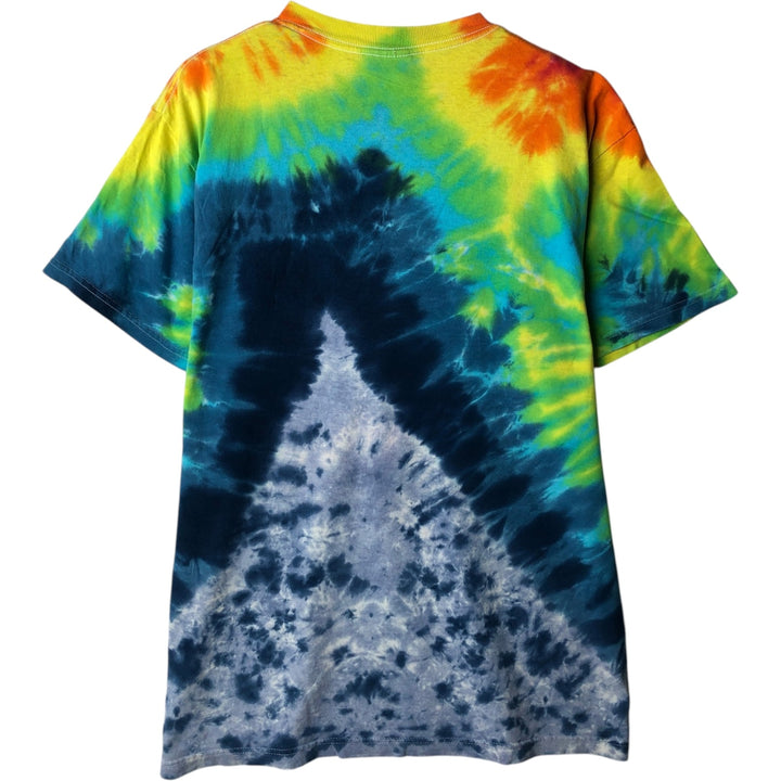 2000'S Delta Grateful Dead Tie-Dye Pattern Band T-Shirt, Made in USA, Men's Size L (approx.) cotton blue type Vintage Second Hand