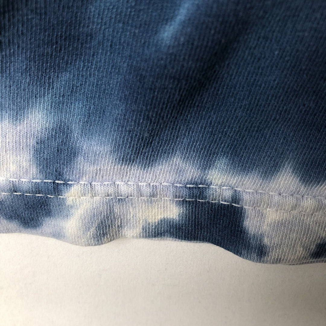 2000'S Delta Grateful Dead Tie-Dye Pattern Band T-Shirt, Made in USA, Men's Size L (approx.) cotton blue type Vintage Second Hand