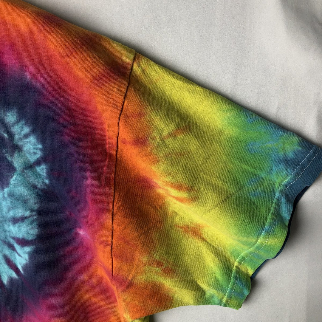 2000'S Delta Grateful Dead Tie-Dye Pattern Band T-Shirt, Made in USA, Men's Size L (approx.) cotton blue type Vintage Second Hand
