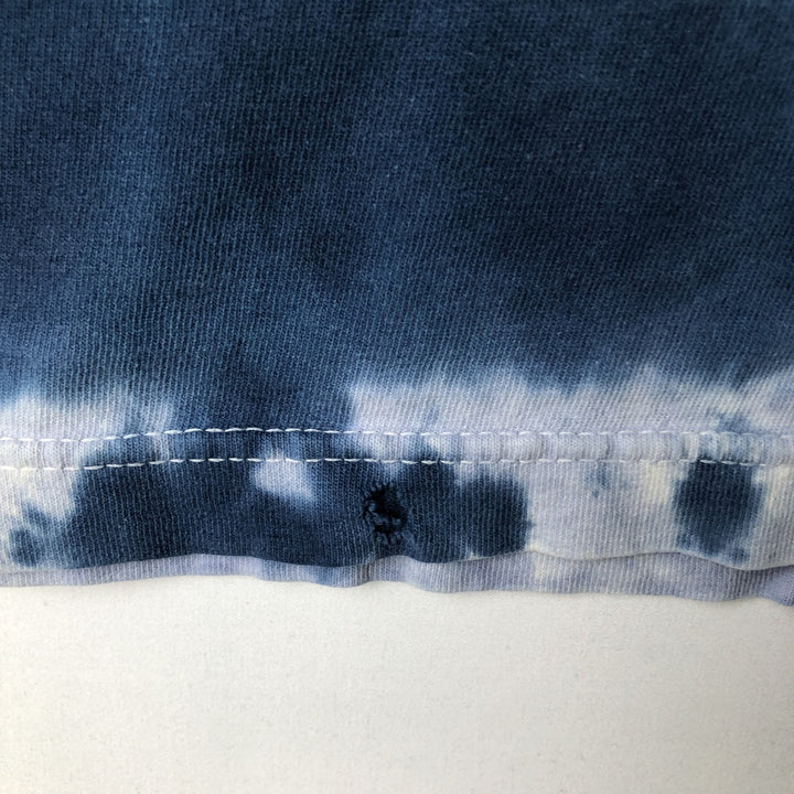 2000'S Delta Grateful Dead Tie-Dye Pattern Band T-Shirt, Made in USA, Men's Size L (approx.) cotton blue type Vintage Second Hand