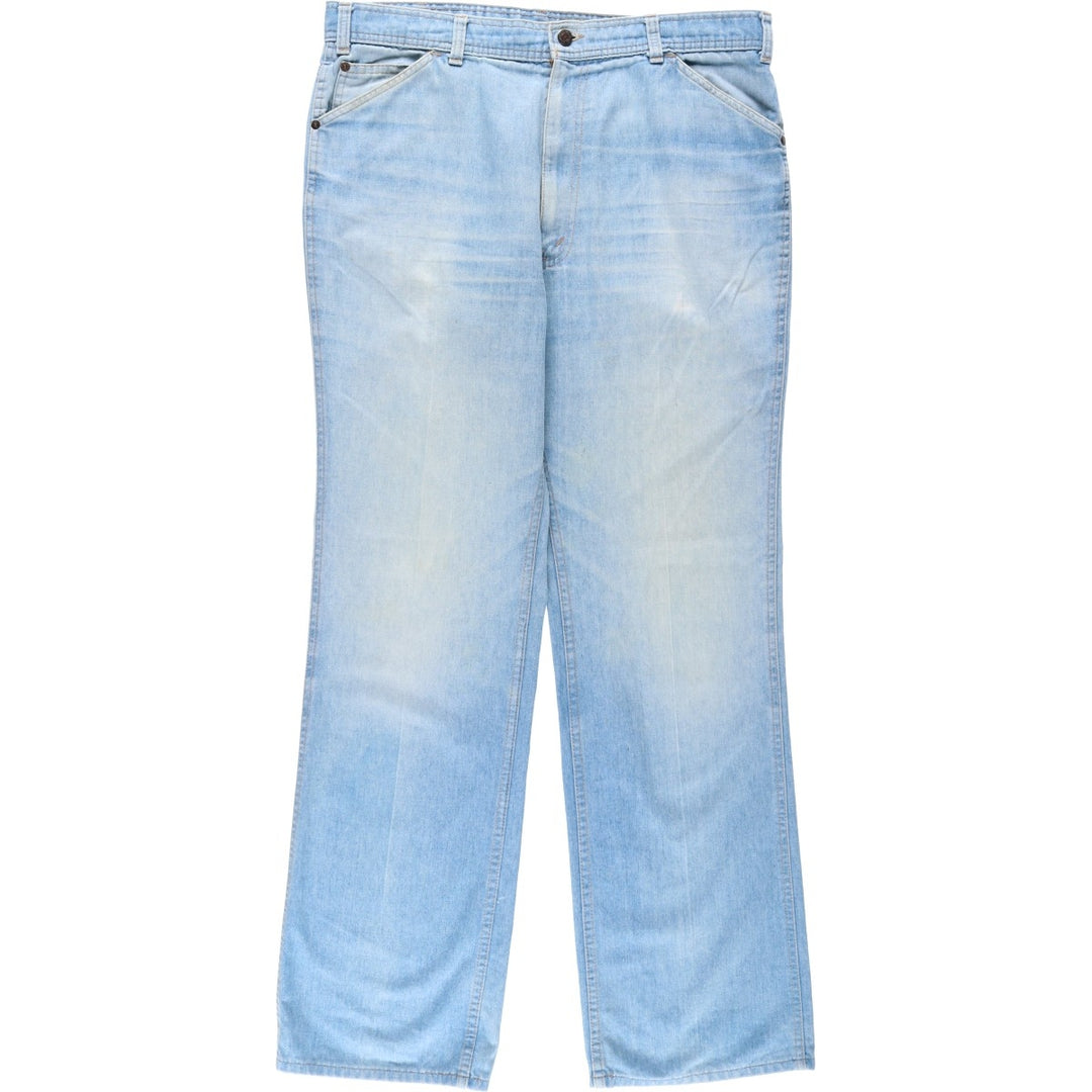 1980'S Levi's for Men Orange Tab Straight Denim Pants, Men's Size W37 (approx.), Vintage unclear blue type Vintage Second Hand