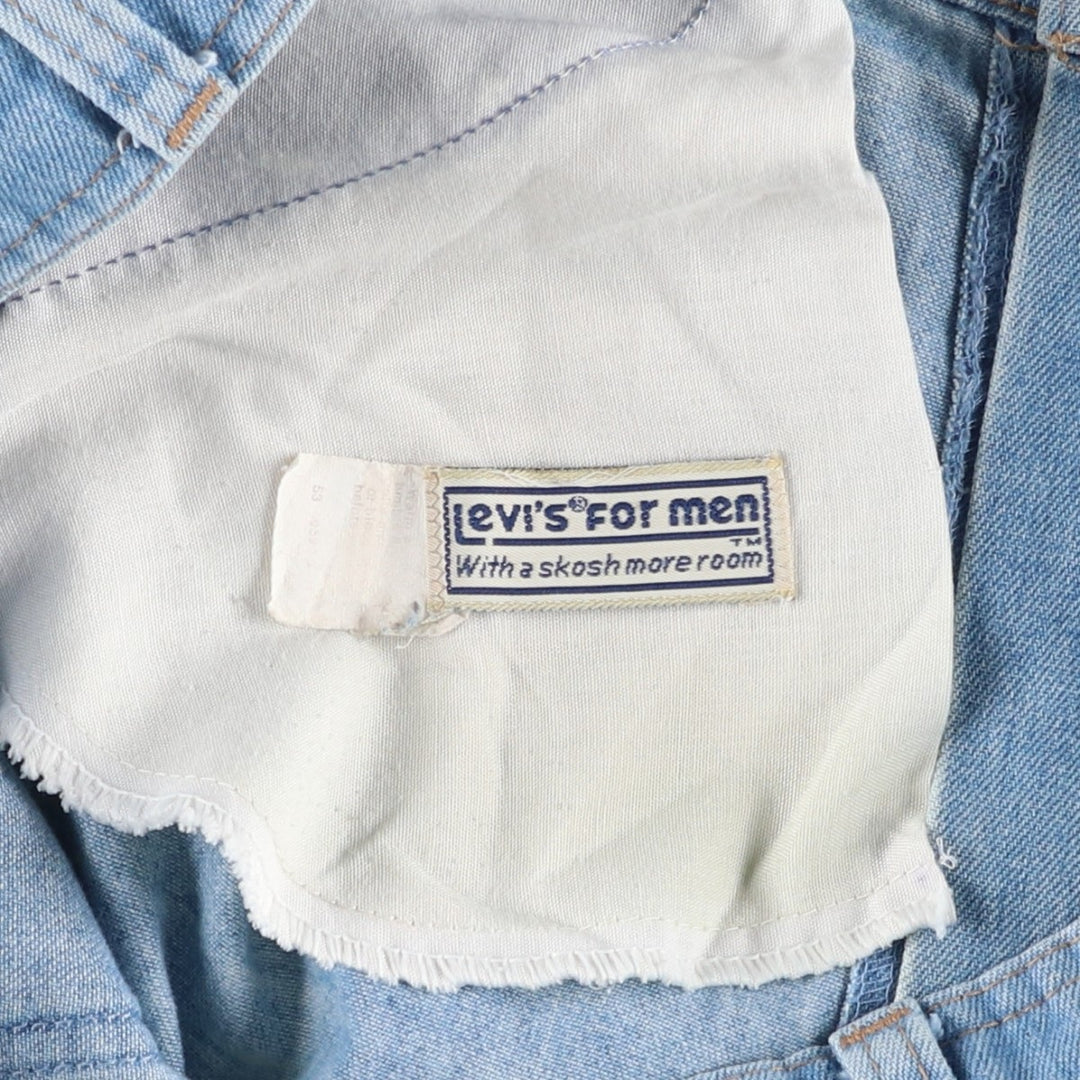 1980'S Levi's for Men Orange Tab Straight Denim Pants, Men's Size W37 (approx.), Vintage unclear blue type Vintage Second Hand