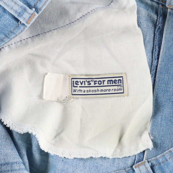 1980'S Levi's for Men Orange Tab Straight Denim Pants, Men's Size W37 (approx.), Vintage unclear blue type Vintage Second Hand