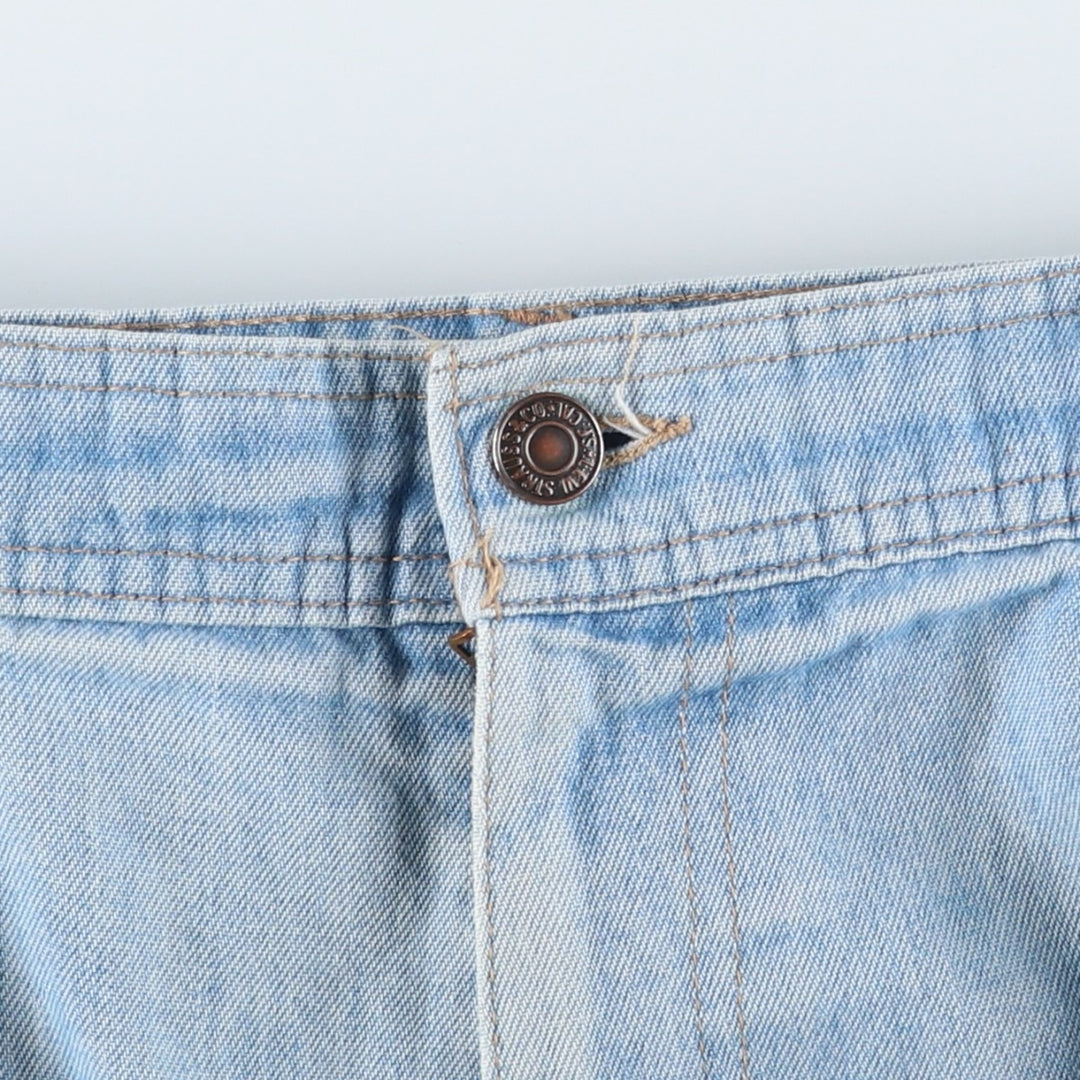 1980'S Levi's for Men Orange Tab Straight Denim Pants, Men's Size W37 (approx.), Vintage unclear blue type Vintage Second Hand