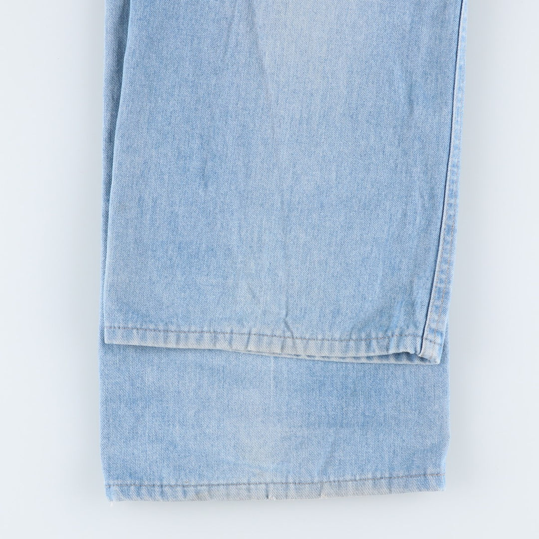 1980'S Levi's for Men Orange Tab Straight Denim Pants, Men's Size W37 (approx.), Vintage unclear blue type Vintage Second Hand