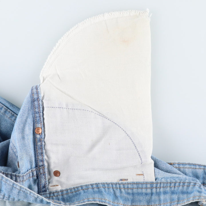 1980'S Levi's for Men Orange Tab Straight Denim Pants, Men's Size W37 (approx.), Vintage unclear blue type Vintage Second Hand