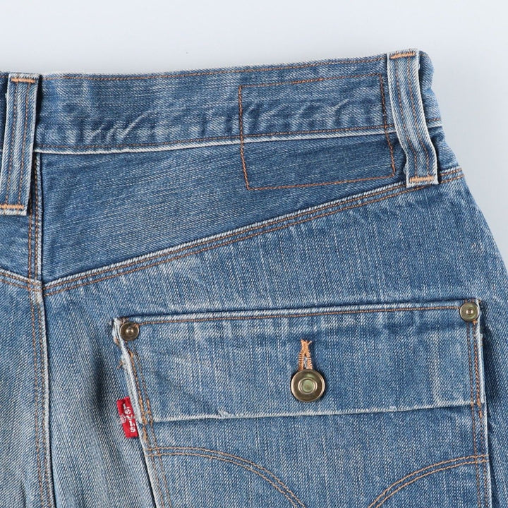 Levi's ENGINEERED Euro Model Tapered Denim Pants, Men's W32 (approx.) cotton blue type Vintage Second Hand
