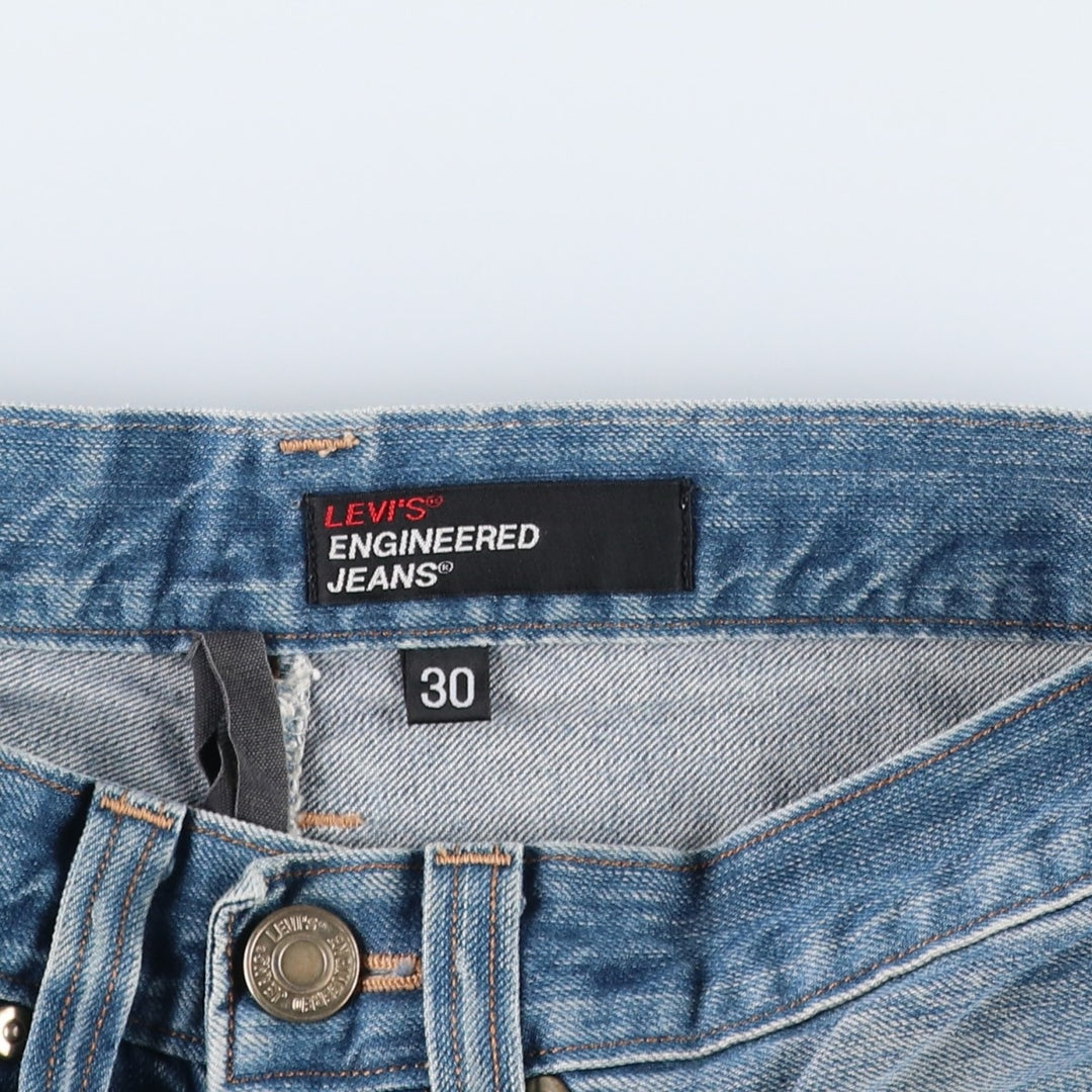 Levi's ENGINEERED Euro Model Tapered Denim Pants, Men's W32 (approx.) cotton blue type Vintage Second Hand