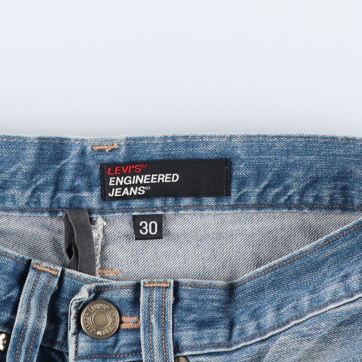 Levi's ENGINEERED Euro Model Tapered Denim Pants, Men's W32 (approx.) cotton blue type Vintage Second Hand