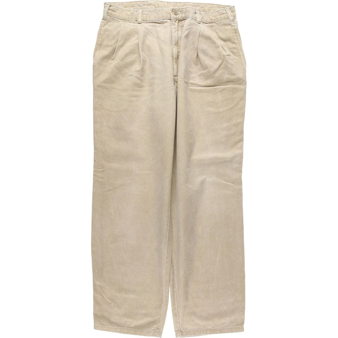 90s-era Dockers/Levi's Duck Work Pants, Men's W35 (approx.), Vintage unclear Beige type Vintage Second Hand