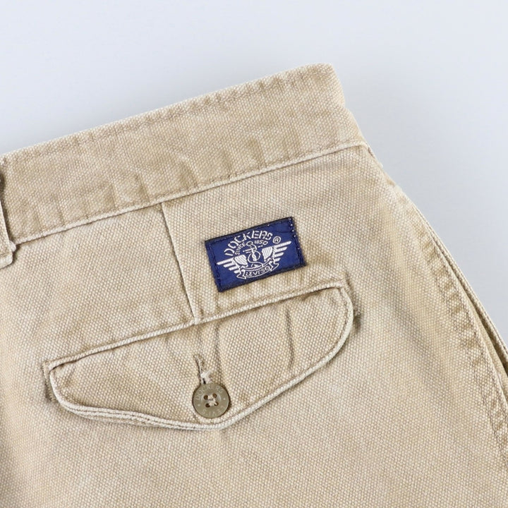 90s-era Dockers/Levi's Duck Work Pants, Men's W35 (approx.), Vintage unclear Beige type Vintage Second Hand