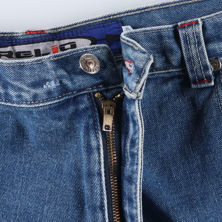 RELIQ Denim Cargo Pants, Men's Size W37 (approx.) cotton blue type Vintage Second Hand