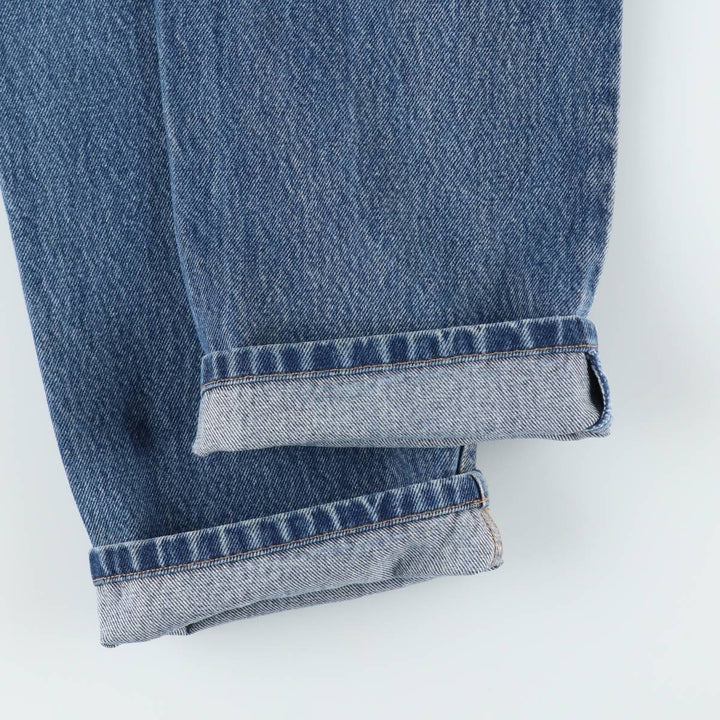 Lands' End Tapered Denim Pants, Men's Size W31 (approx.) cotton blue type Vintage Second Hand