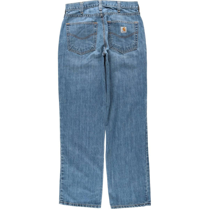 Carhartt Relaxed Fit Straight Denim Pants for Men, W32 equivalent cotton blue type Vintage Second Hand