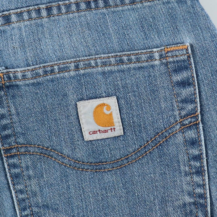 Carhartt Relaxed Fit Straight Denim Pants for Men, W32 equivalent cotton blue type Vintage Second Hand